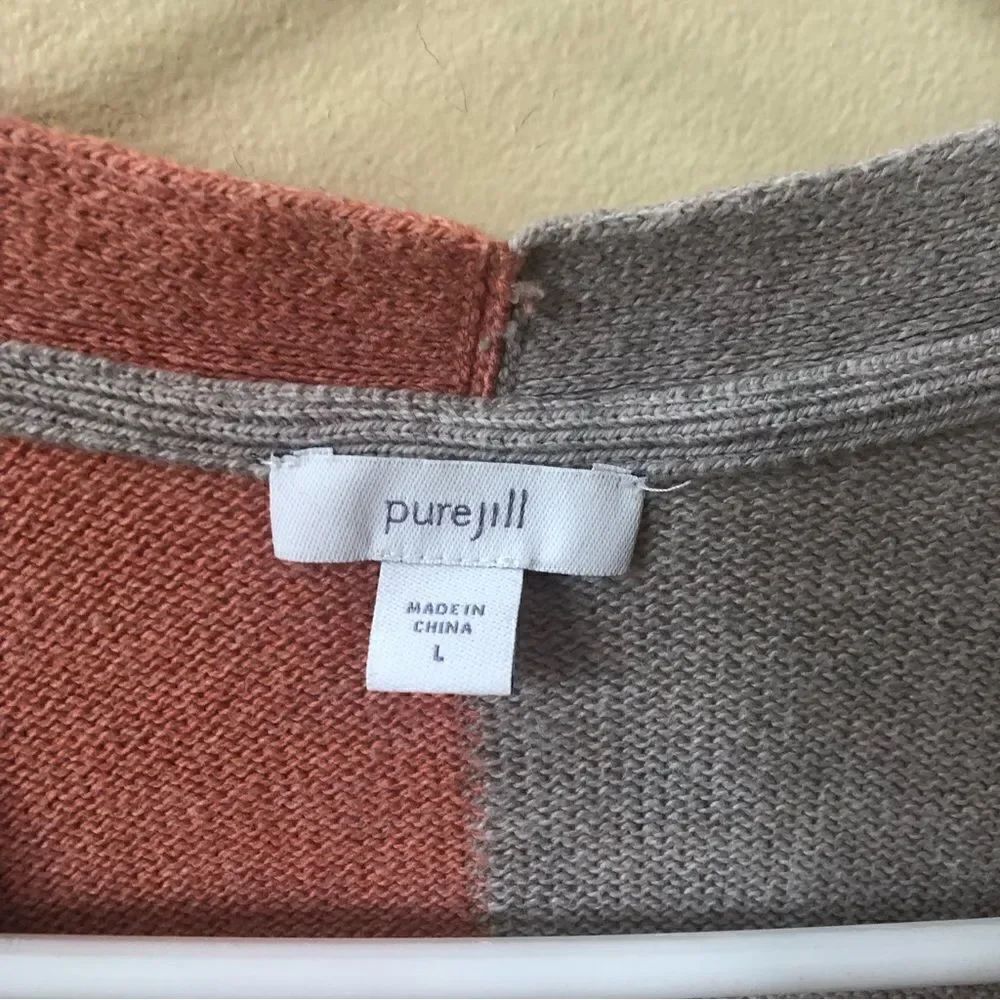 J. Jill Colorblock Cardigan - Picture 2 of 4